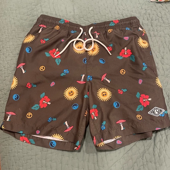 PacSun Recycled Fun Town 17" Swim Trunks - Picture 1 of 2